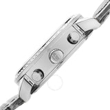 Burgi Crystal Chronograph Grey Leather Mother of Pearl Dial Ladies Watch BUR089GY - The Watches Men & Co #4