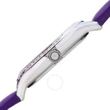 Burgi Crystal White Dial Purple Leather Ladies Watch BUR239PU - The Watches Men & Co #3
