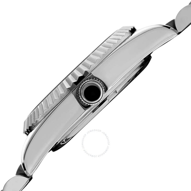 Burgi Designer Quartz Crystal Pink Dial Ladies Watch BUR194SSPK - The Watches Men & Co #4