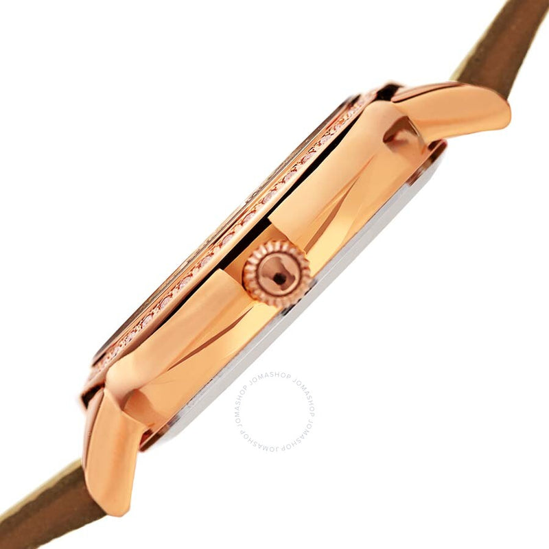 Burgi Diamond White Mother of Pearl Dial Ladies Watch BUR224BR - The Watches Men & Co #3