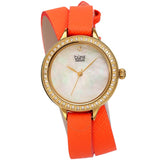 Burgi Diamond White Mother of Pearl Dial Ladies Watch BUR224OR - The Watches Men & Co