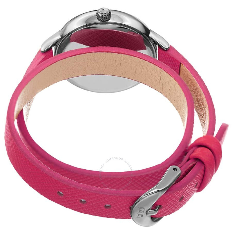 Burgi Diamond White Mother of Pearl Dial Ladies Watch BUR224PK - The Watches Men & Co #4