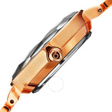 Burgi Faceted Crystal Bezel Diamond Rose Dial Ladies Watch BUR253RG - The Watches Men & Co #3