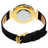 Burgi Faceted Crystal Bezel Quartz Diamond Silver Dial Ladies Watch BUR252BK - The Watches Men & Co #4