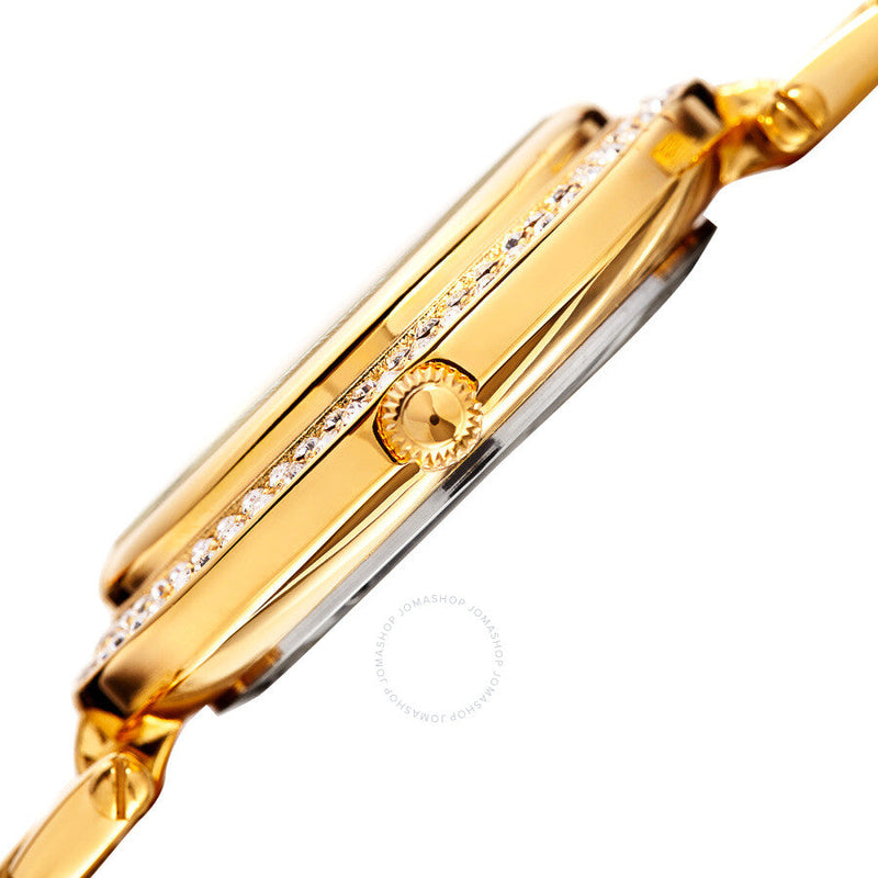 Burgi Flower Marker Diamond Crystal Ladies Watch BUR179YG - The Watches Men & Co #3