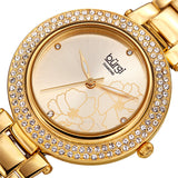 Burgi Flower Marker Diamond Crystal Ladies Watch BUR179YG - The Watches Men & Co #2