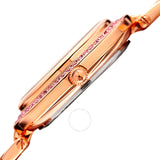 Burgi Flower Marker Diamond Crystal Silver Dial Ladies Watch BUR179RG - The Watches Men & Co #3