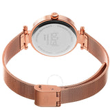 Burgi Flower Marker Quartz Diamond Black Dial Ladies Watch BUR260RGBK - The Watches Men & Co #4