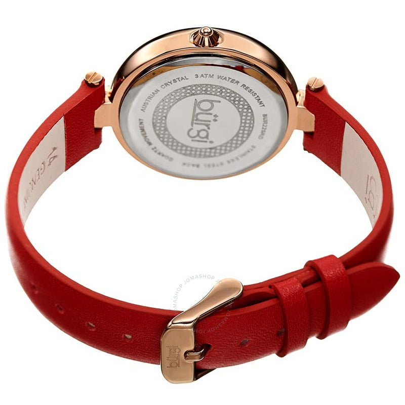 Burgi Glitter Ombre Swarovski Crystal Dial Ladies Watch - The Watches Men & Co #4