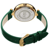 Burgi Green Ombre Swarovski Crystal Dial Green Leather Ladies Watch - The Watches Men & Co #4