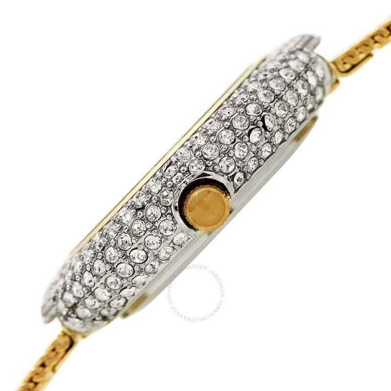 Burgi Ladies Argyle Dial Swarovski Crystal Glamor Mesh Bracelet Watch - The Watches Men & Co #3