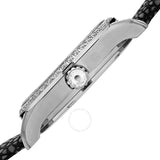 Burgi Mother Of Pearl Dial Ladies Black Polka Dot Leather Watch BUR160BK - The Watches Men & Co #4