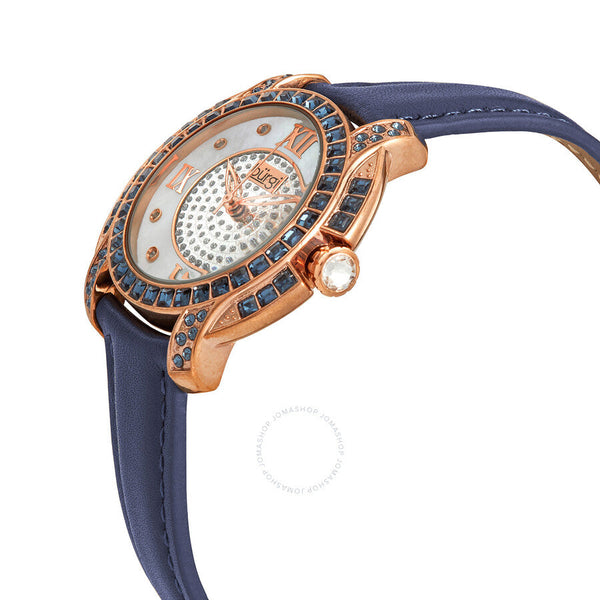 Burgi Mother Of Pearl Dial Ladies Watch BUR156BU - The Watches Men & Co #2