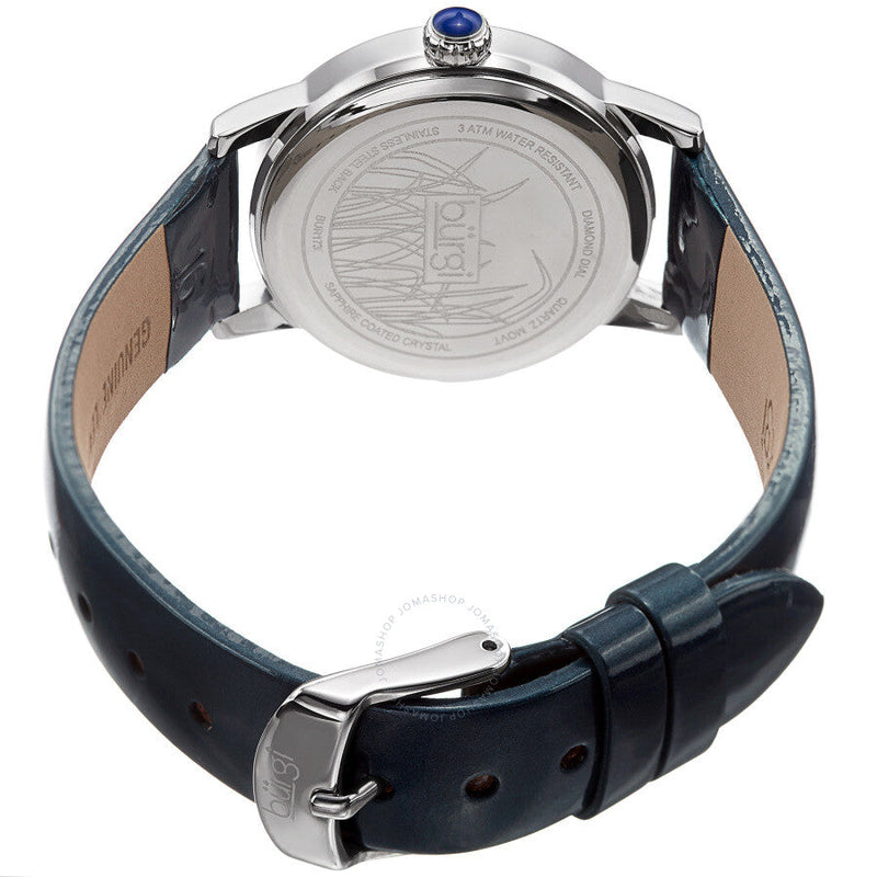 Burgi Pattern Quartz Diamond White Dial Ladies Watch BUR173BU - The Watches Men & Co #4