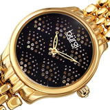 Burgi Pebble Style Quartz Black Dial Ladies Watch BUR205YGB - The Watches Men & Co #2