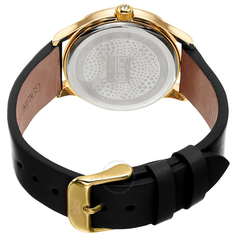 Burgi Pebble Style Quartz Black Dial Ladies Watch BUR238BK - The Watches Men & Co #4