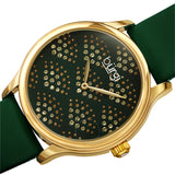 Burgi Pebble Style Quartz Green Dial Ladies Watch BUR238GN - The Watches Men & Co #2