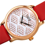 Burgi Pebble Style Quartz White Dial Ladies Watch BUR238RD - The Watches Men & Co #2