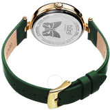 Burgi Pretty Butterfly Quartz Crystal Green Dial Ladies Watch BUR233GN - The Watches Men & Co #4