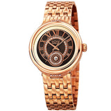 Burgi Quartz Brown Dial Rose Gold-tone Ladies Watch BUR164RG - The Watches Men & Co