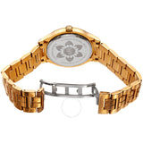 Burgi Quartz Brown Dial Yellow Gold-tone Ladies Watch BUR180YGBR - The Watches Men & Co #4