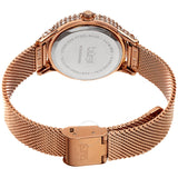 Burgi Quartz Diamond Blue Dial Ladies Watch BUR250RGBU - The Watches Men & Co #4