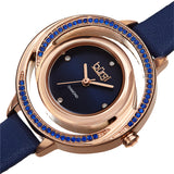 Burgi Quartz Diamond Blue Dial Ladies Watch BUR261BU - The Watches Men & Co #2