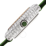 Burgi Quartz Diamond Green Dial Ladies Watch BUR195GN - The Watches Men & Co #3