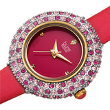 Burgi Quartz Diamond Pink Dial Ladies Watch BUR240PK - The Watches Men & Co #2