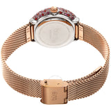 Burgi Quartz Diamond Silver Dial Ladies Watch BUR258RG - The Watches Men & Co #4