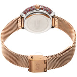 Burgi Quartz Diamond Silver Dial Ladies Watch BUR258RG - The Watches Men & Co #4