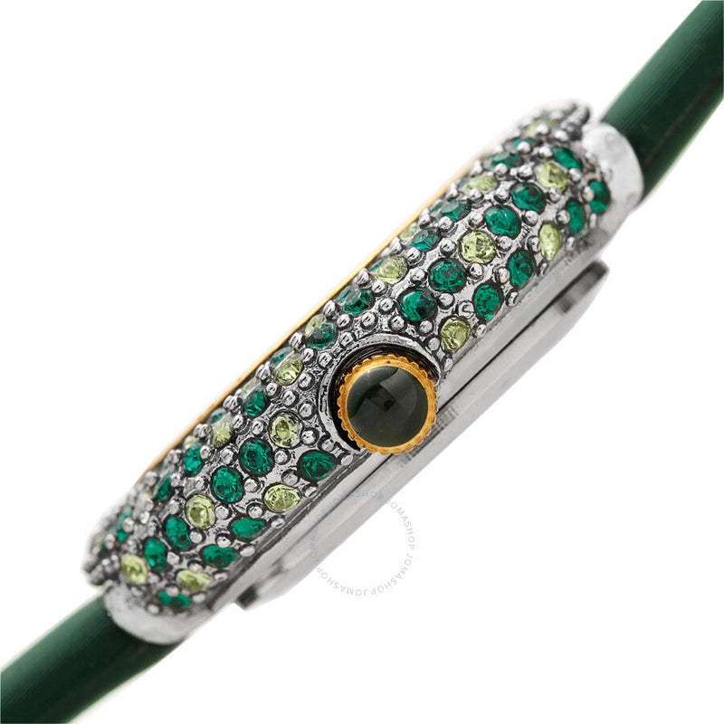 Burgi Quartz Diamond White Dial Ladies Watch BUR240GN - The Watches Men & Co #3