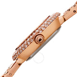 Burgi Quartz Diamond White Dial Ladies Watch BUR266RG - The Watches Men & Co #3