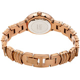 Burgi Quartz Diamond White Dial Ladies Watch BUR266RG - The Watches Men & Co #4