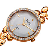 Burgi Quartz Diamond White Dial Rose Gold-tone Ladies Watch BUR242RG - The Watches Men & Co #2