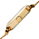 Burgi Quartz Gold Dial Gold-tone Mesh Ladies Watch BUR231YG - The Watches Men & Co #3