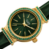 Burgi Quartz Green Dial Ladies Watch BUR243GN - The Watches Men & Co #2