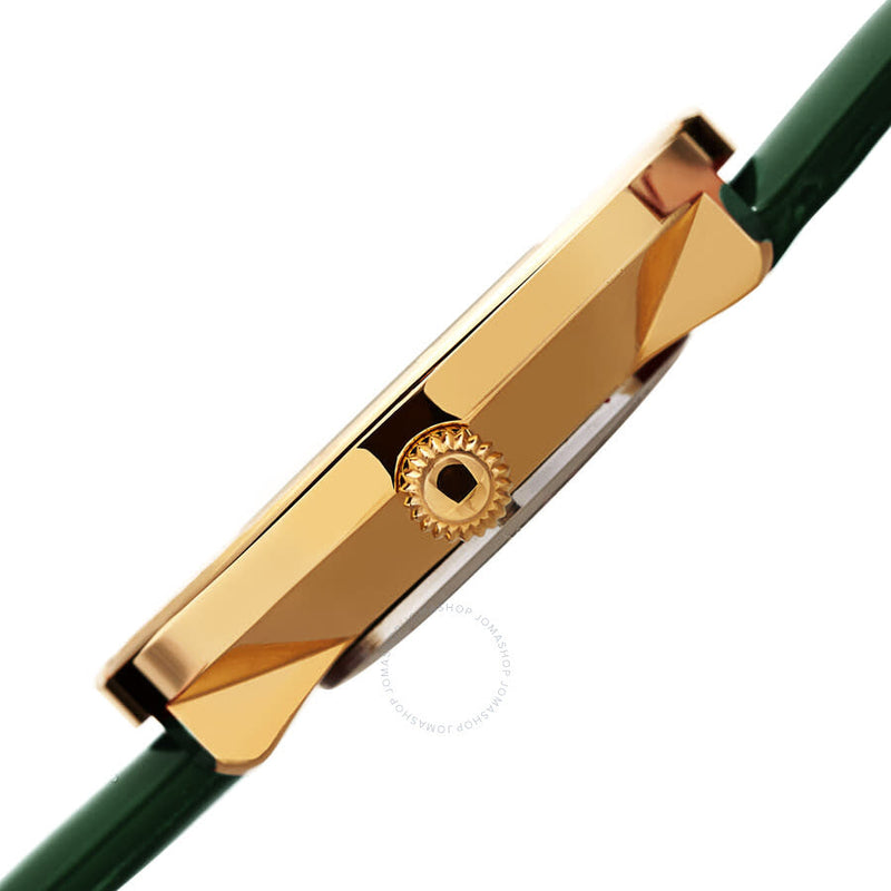 Burgi Quartz Green Dial Green Leather Ladies Watch BUR272GN - The Watches Men & Co #3