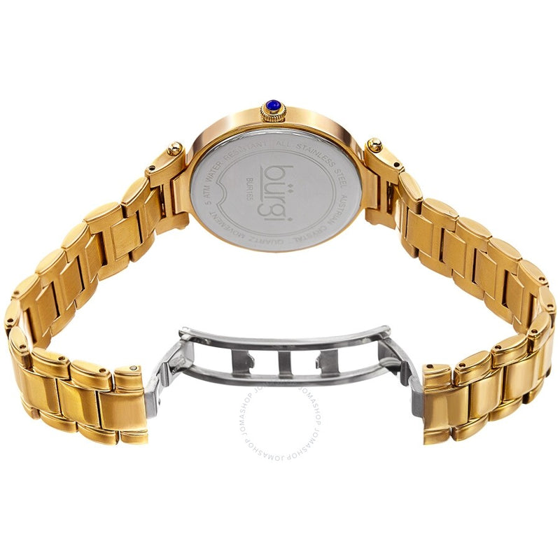 Burgi Quartz Mother of Pearl Dial Ladies Watch BUR165YG - The Watches Men & Co #4
