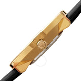 Burgi Quartz Silver Dial Black Satin Ladies Watch BUR270YG - The Watches Men & Co #3