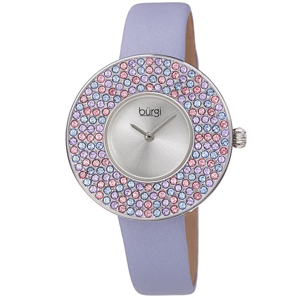 Burgi Quartz Silver Dial Ladies Watch BUR270SSP - The Watches Men & Co