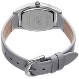 Burgi Quartz White Dial Grey Leather Ladies Watch BUR166GY - The Watches Men & Co #3