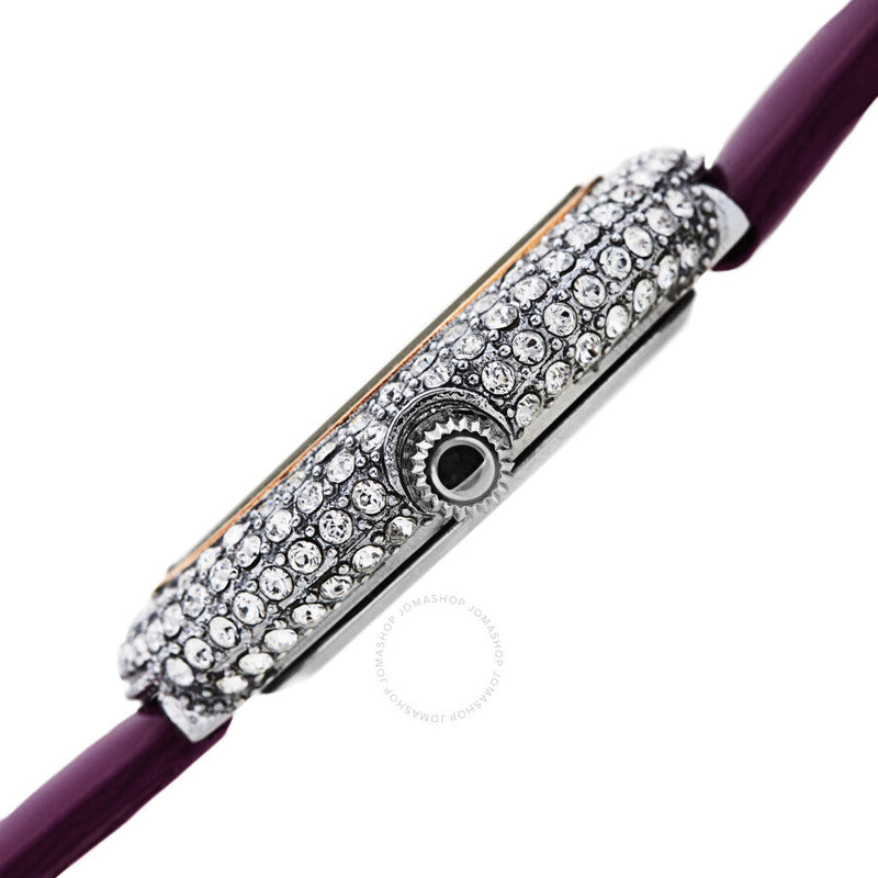 Burgi Quartz White Dial Ladies Watch BUR234PU - The Watches Men & Co #3