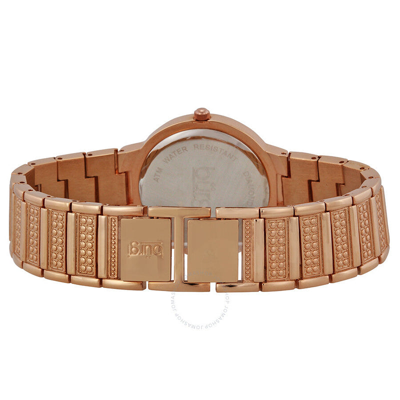 Burgi Rose gold-tone brass Ladies Watch BUR067RG - The Watches Men & Co #3