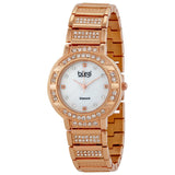 Burgi Rose gold-tone brass Ladies Watch BUR067RG - The Watches Men & Co