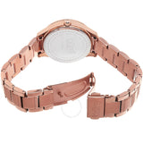 Burgi Rose Gold-Tone Stainless Steel Silver-Tone Diamond Dial Ladies Watch BUR090RG - The Watches Men & Co #3