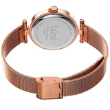 Burgi Rose Ombre Dial Rose Gold-tone Mesh Ladies Watch BUR231RG - The Watches Men & Co #4