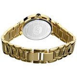 Burgi Silver Dial Gold-tone Ladies Watch BUR077YG - The Watches Men & Co #3