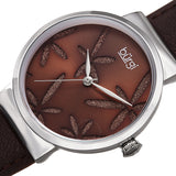 Burgi Sparkling Flower Quartz Brown Dial Ladies Watch BUR191BR - The Watches Men & Co #2