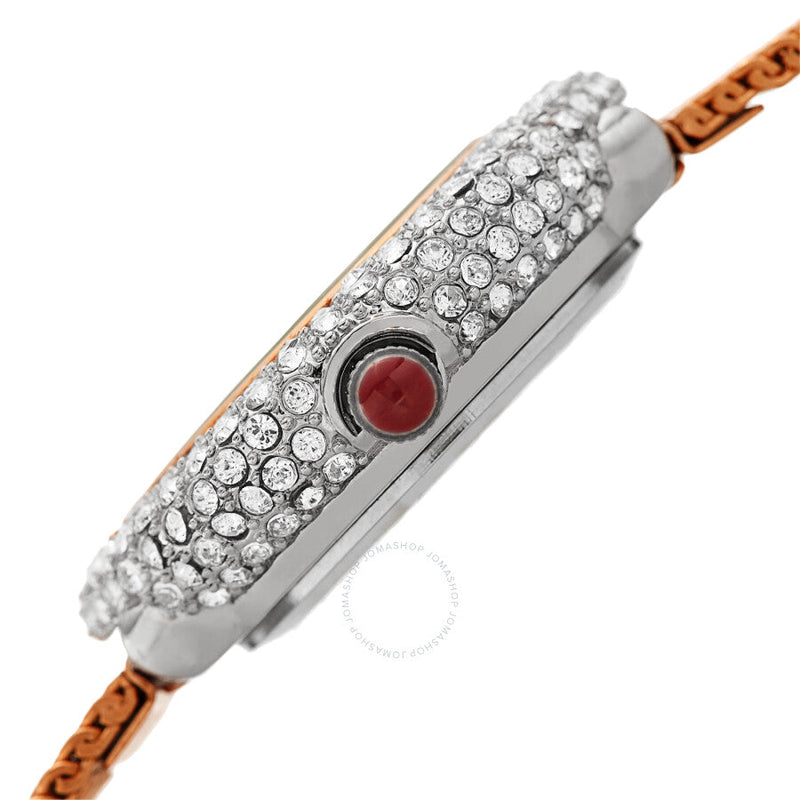 Burgi Swirl Quartz Diamond Red Dial Ladies Watch BUR259RGR - The Watches Men & Co #3